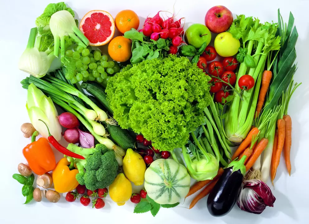 Gemüse und Obst für die Potenz